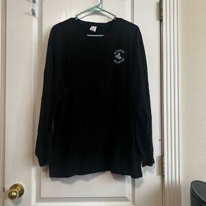 PINK vs Black 'Sunday Scaries' Long Sleeve Tee